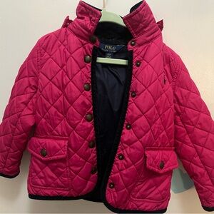 Polo by Ralph Lauren Kids Fuchsia Quilted Jacket